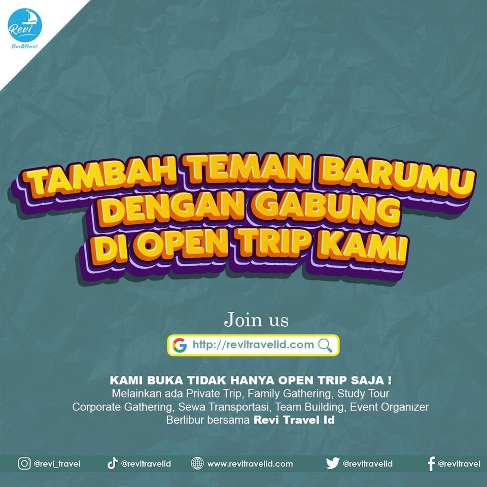 GABUNG YUK DI OPEN TRIP