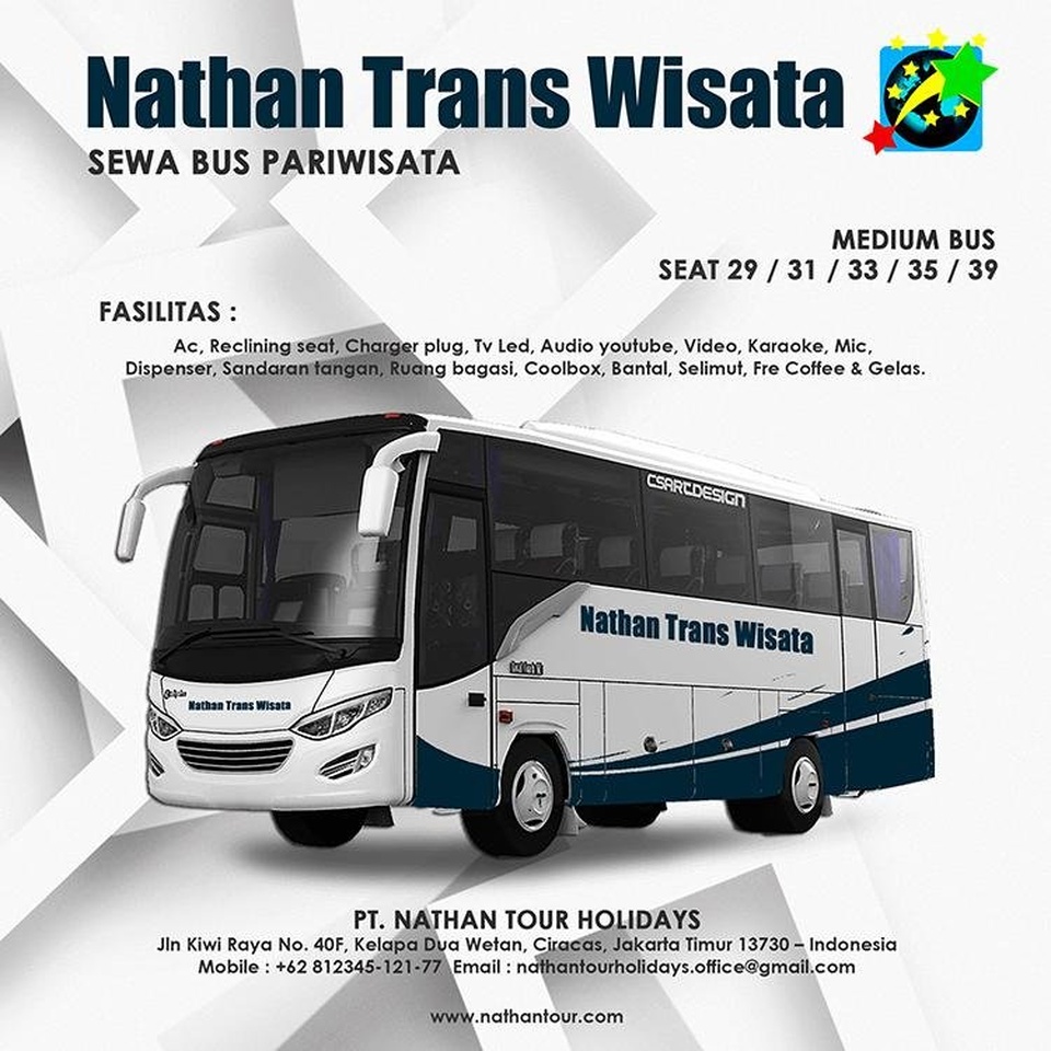 Sewa Bus Pariwisata JaBoDeTaBek Harga Spesial Khusus Anggota Backpacker Indonesia