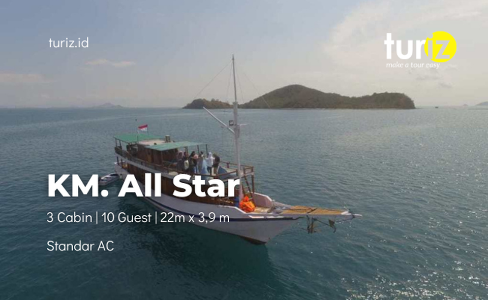 Sewa Kapal All Star, Standar Cabin Labuan Bajo Murah