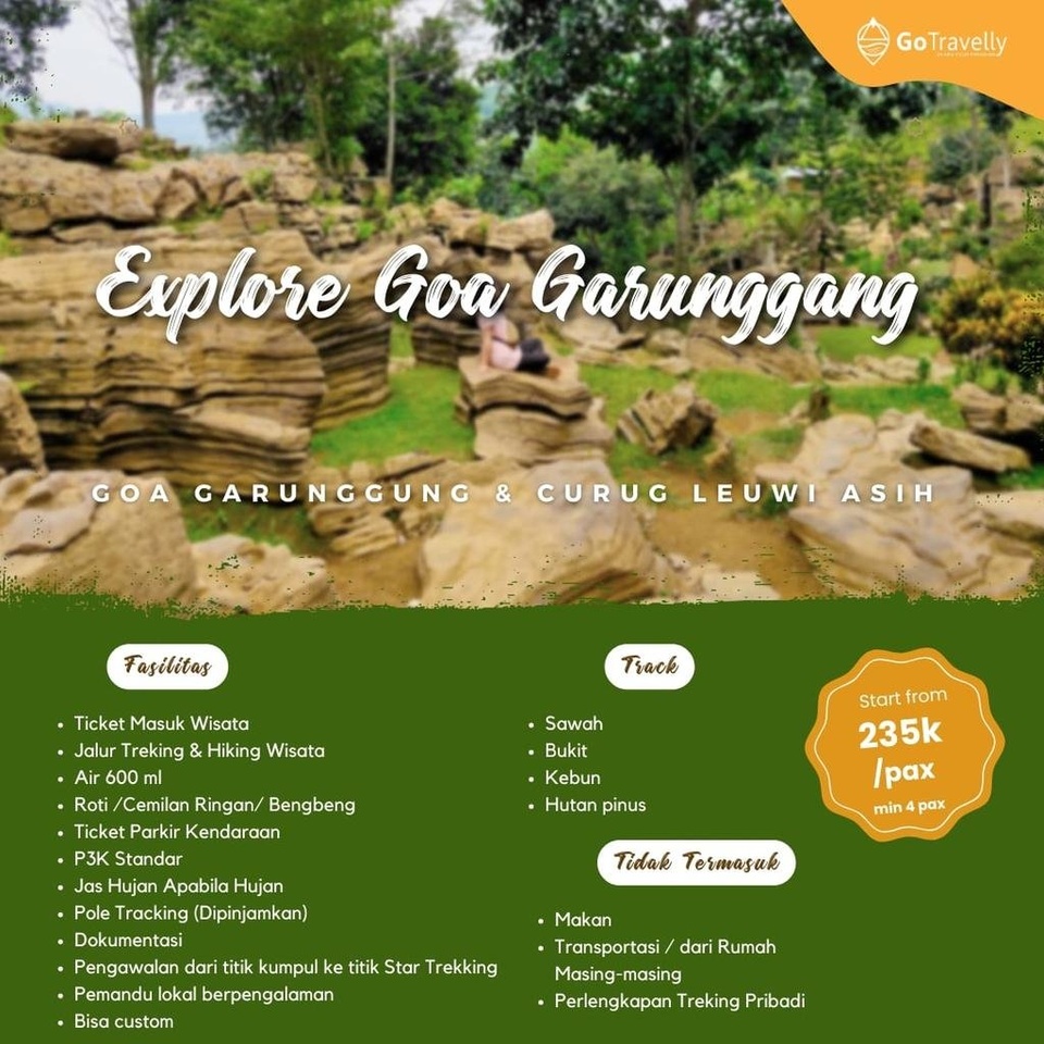 Paket Treking Goa Garunggang