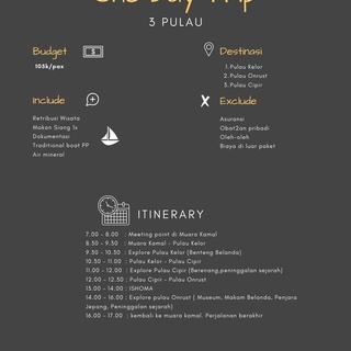 One day trip - Pulau seribu