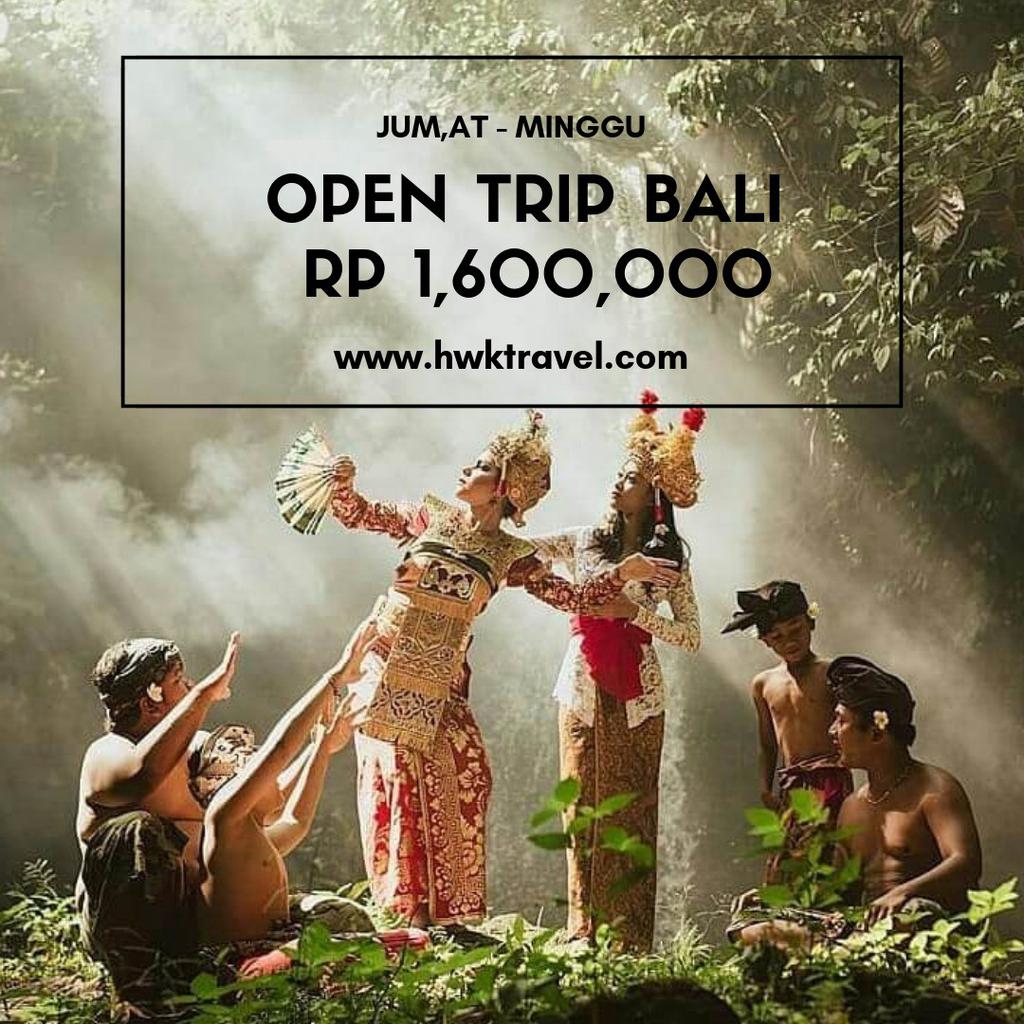 Paket Wisata Open Trip Bali 3 Hari 2 Malam Backpacker